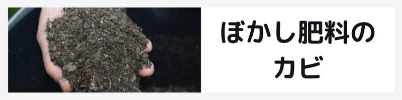 ぼかし肥料 かびの記事に関するバナーです。